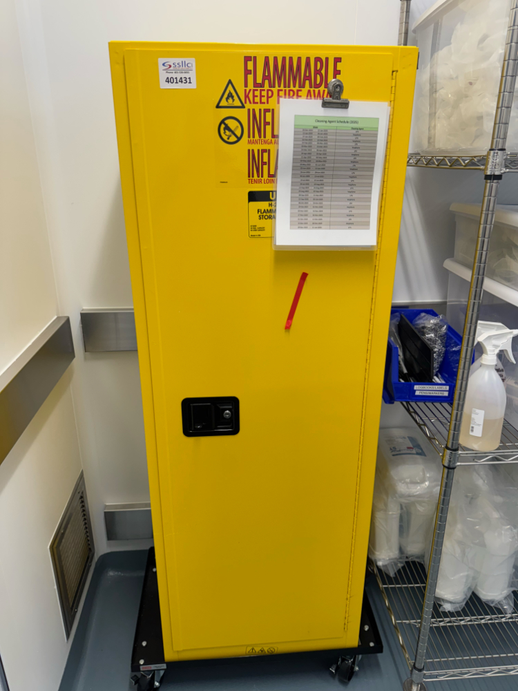 Image of ULINE 22 Gallon Flammable Liquid Storage Cabinet